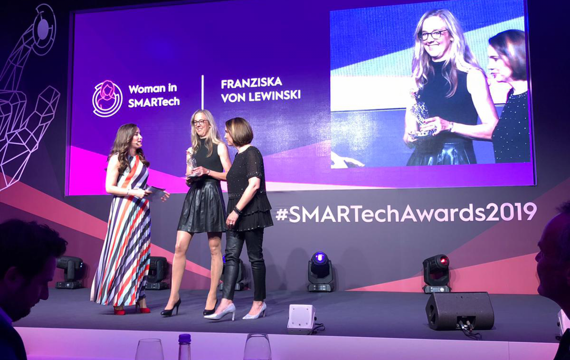 Franziska von Lewinski Awardverleichung SMAR Tech