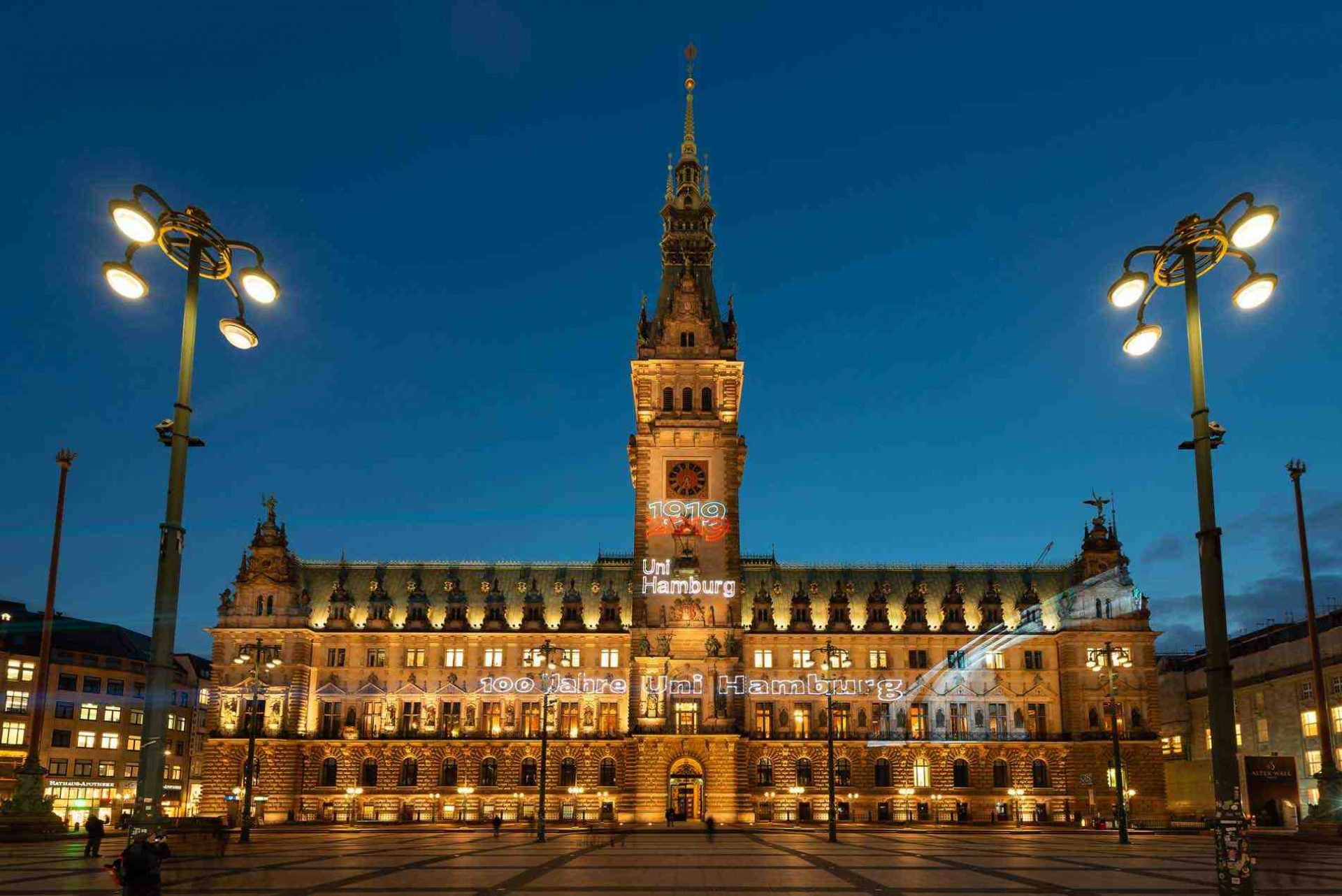 Jubilaeum Universitaet Hamburg fischer Appelt Rathaus
