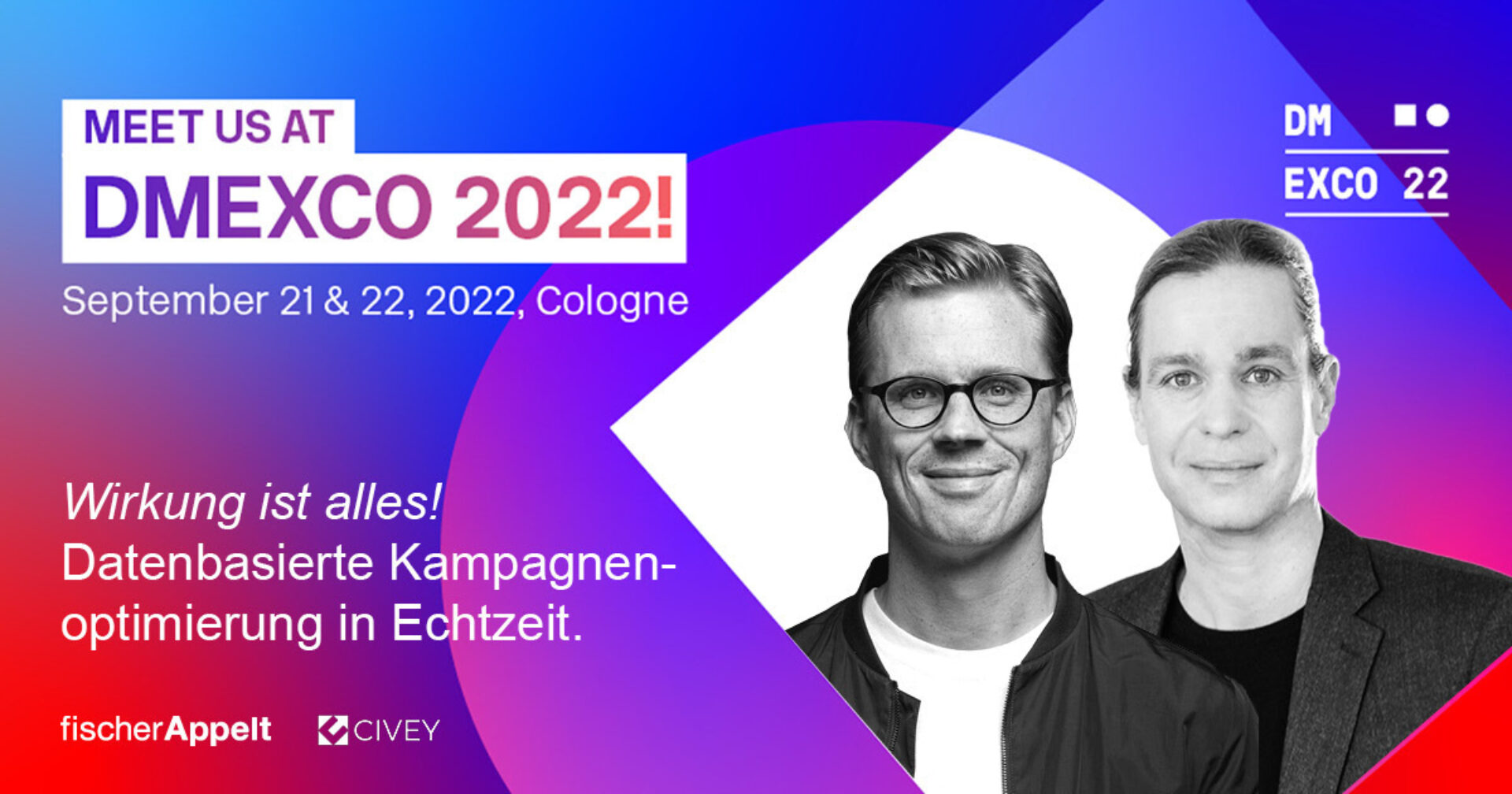 fischerAppelt - Meet us at DMEXCO 2022